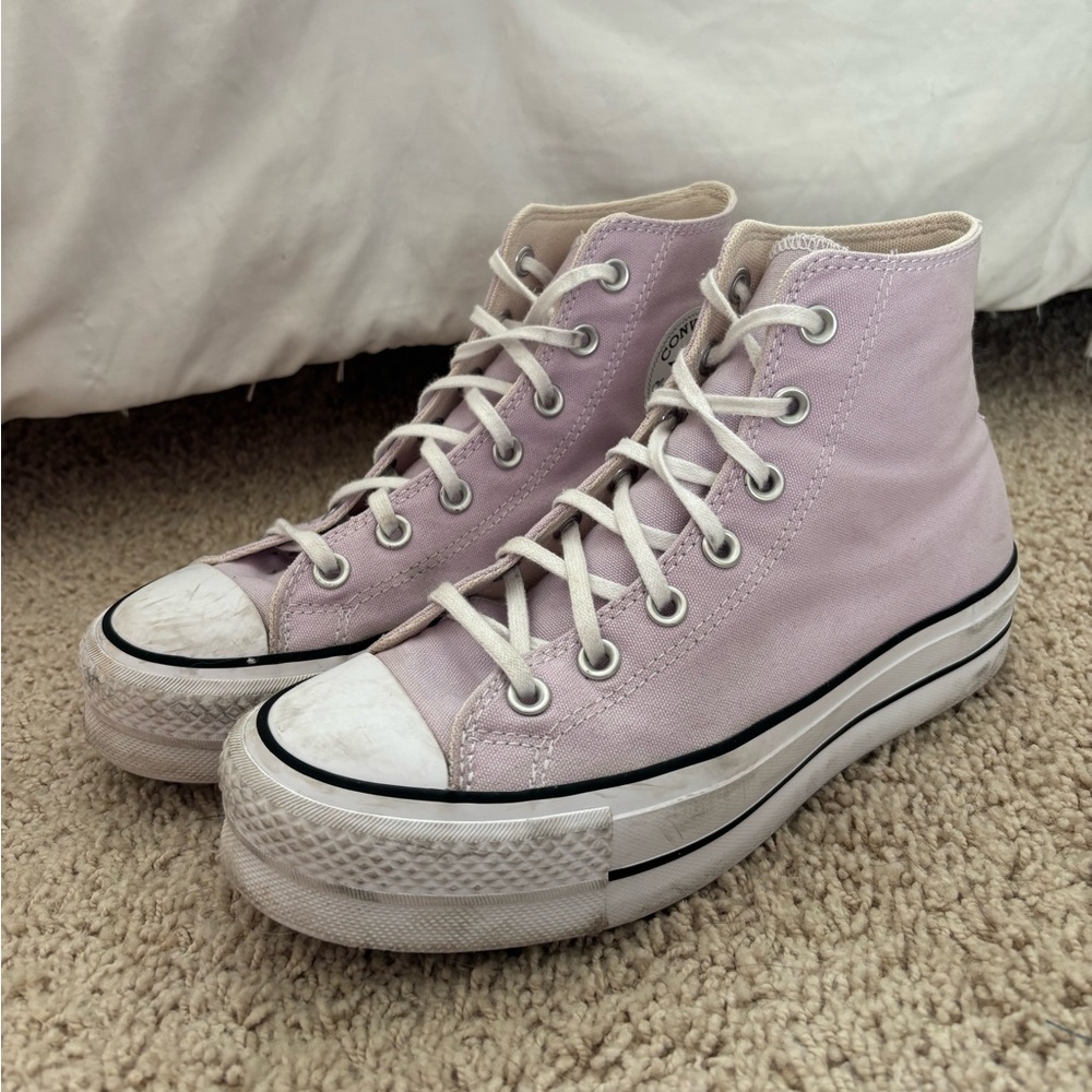 High top platform converse